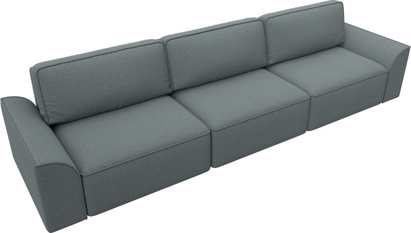 Изображение товара Диван Лига Диванов Лига-048 Лонг / 128241 (рогожка амур серый)