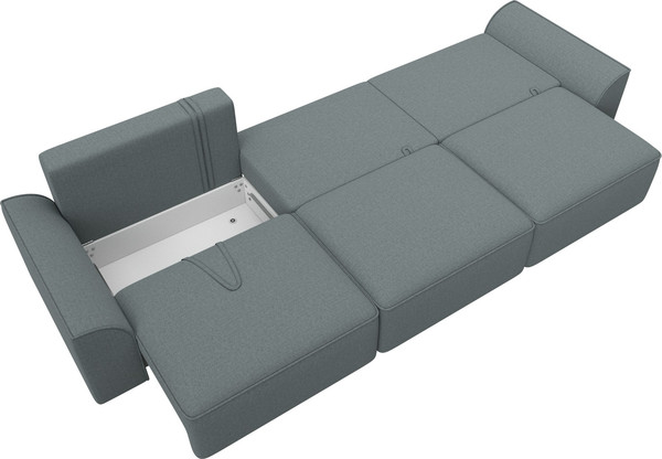 Изображение товара Диван Лига Диванов Лига-048 Лонг / 128241 (рогожка амур серый)