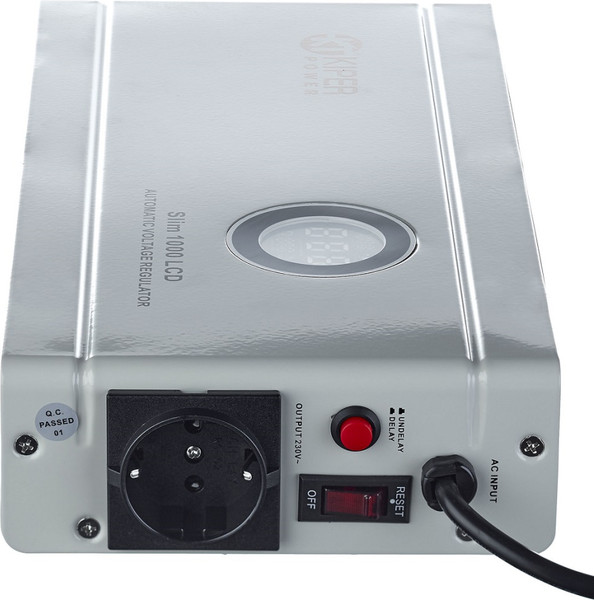 Изображение товара Стабилизатор напряжения Kiper Power Slim 2000 LCD (2000VA/1200W)