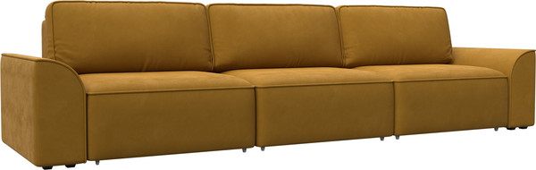 Изображение товара Диван Лига Диванов Лига-048 Лонг / 128244 (велюр желтый)