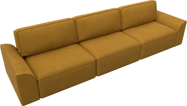 Изображение товара Диван Лига Диванов Лига-048 Лонг / 128244 (велюр желтый)