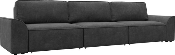 Изображение товара Диван Лига Диванов Лига-048 Лонг / 128245 (велюр темно-серый)
