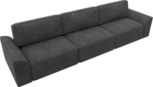 Изображение товара Диван Лига Диванов Лига-048 Лонг / 128245 (велюр темно-серый)