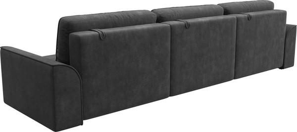 Изображение товара Диван Лига Диванов Лига-048 Лонг / 128245 (велюр темно-серый)