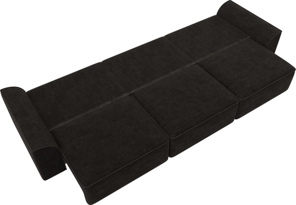 Изображение товара Диван Лига Диванов Лига-048 Лонг / 128248 (велюр коричневый)