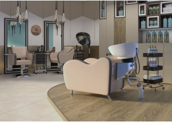 Изображение товара Мойка парикмахерская с креслом Элеганс МД-124 LUX