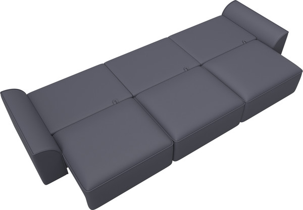 Изображение товара Диван Лига Диванов Лига-048 Лонг / 128253 (экокожа серый)