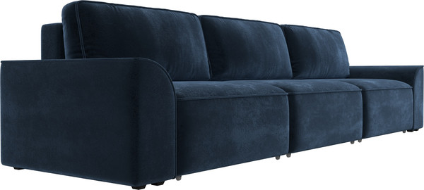 Изображение товара Диван Лига Диванов Лига-048 Лонг / 128256 (велюр синий)