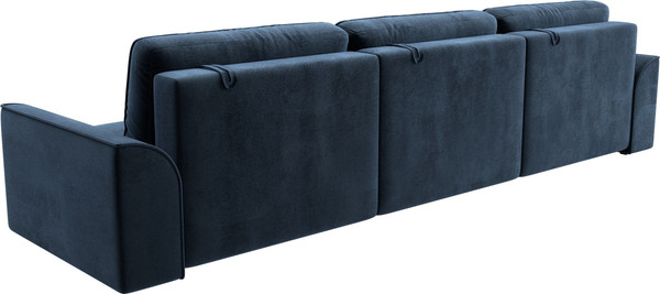 Изображение товара Диван Лига Диванов Лига-048 Лонг / 128256 (велюр синий)