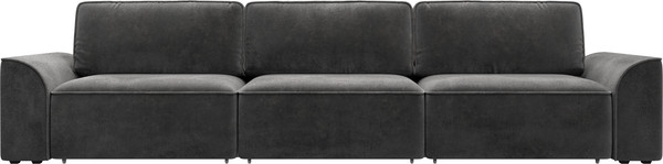Изображение товара Диван Лига Диванов Лига-048 Лонг / 128257 (велюр серый)