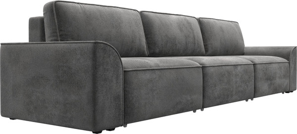 Изображение товара Диван Лига Диванов Лига-048 Лонг / 128257 (велюр серый)