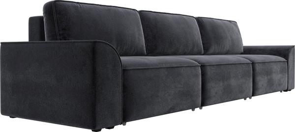 Изображение товара Диван Лига Диванов Лига-048 Лонг / 128258 (велюр темно-серый)