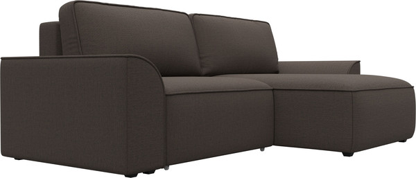 Изображение товара Диван угловой Лига Диванов Лига-048 НПБ угол универсальный / 128265 (рогожка амур коричневый)