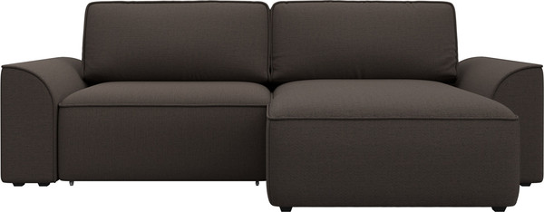 Изображение товара Диван угловой Лига Диванов Лига-048 НПБ угол универсальный / 128265 (рогожка амур коричневый)