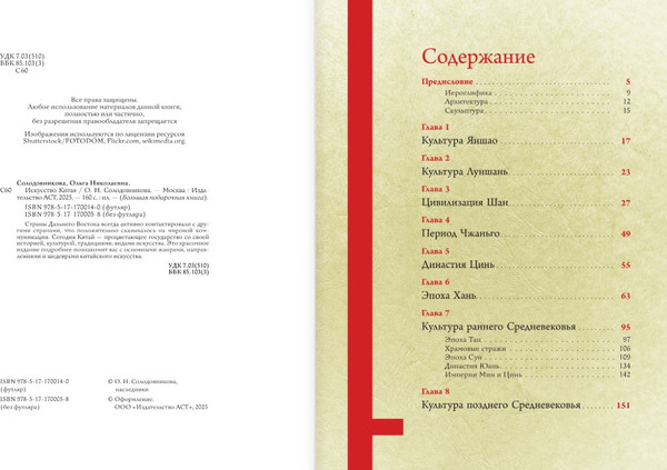 Изображение товара Книга АСТ Искусство Китая, твердая обложка (Солодовникова Ольга)