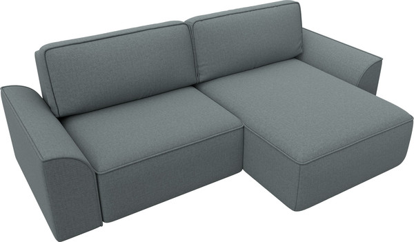 Изображение товара Диван угловой Лига Диванов Лига-048 НПБ универсальный / 128266 (рогожка амур серый)