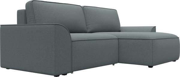 Изображение товара Диван угловой Лига Диванов Лига-048 НПБ универсальный / 128266 (рогожка амур серый)