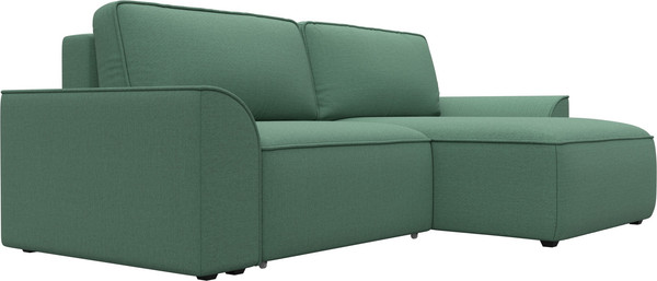 Изображение товара Диван угловой Лига Диванов Лига-048 универсальный / 128268 (рогожка амур зеленый)