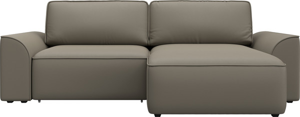 Изображение товара Диван угловой Лига Диванов Лига-048 универсальный / 128274 (экокожа бежевый)