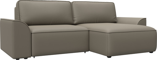 Изображение товара Диван угловой Лига Диванов Лига-048 универсальный / 128274 (экокожа бежевый)