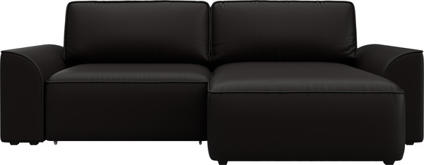 Изображение товара Диван угловой Лига Диванов Лига-048 универсальный / 128275 (экокожа коричневый)