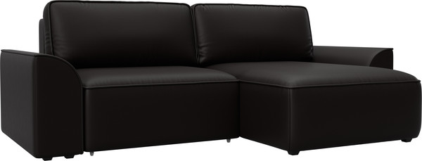 Изображение товара Диван угловой Лига Диванов Лига-048 универсальный / 128275 (экокожа коричневый)