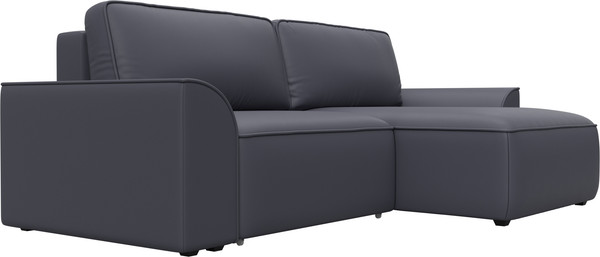 Изображение товара Диван угловой Лига Диванов Лига-048 универсальный / 128278 (экокожа серый)