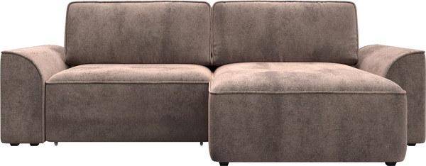 Изображение товара Диван угловой Лига Диванов Лига-048 универсальный / 128280 (велюр бежевый)