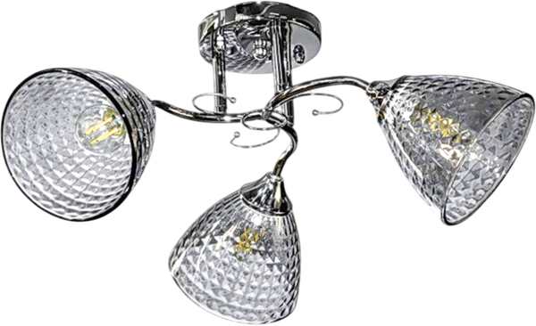 Изображение товара Люстра Aitin-Pro НПБ 02-3x60-101 / 6122/3 (хром)
