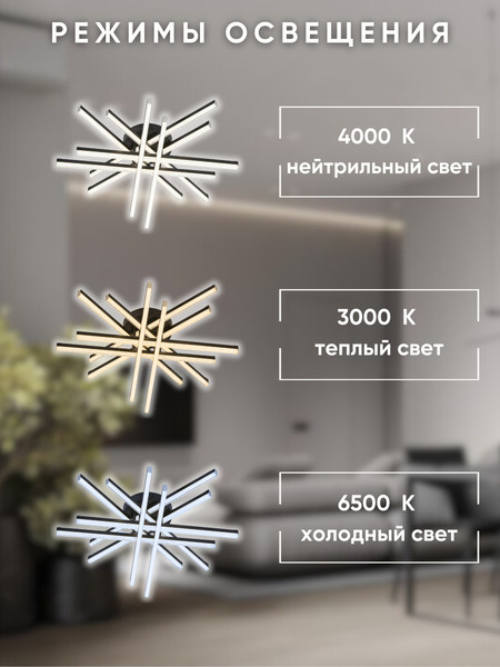 Изображение товара Люстра Aitin-Pro C9036/8 (черный)