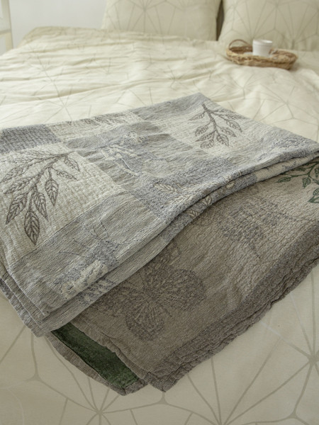 Изображение товара Плед Pole Kvetak (Беларускі лён) 160x110 18С240-ШР/у./р. (2 Весна-2/сорт 1)