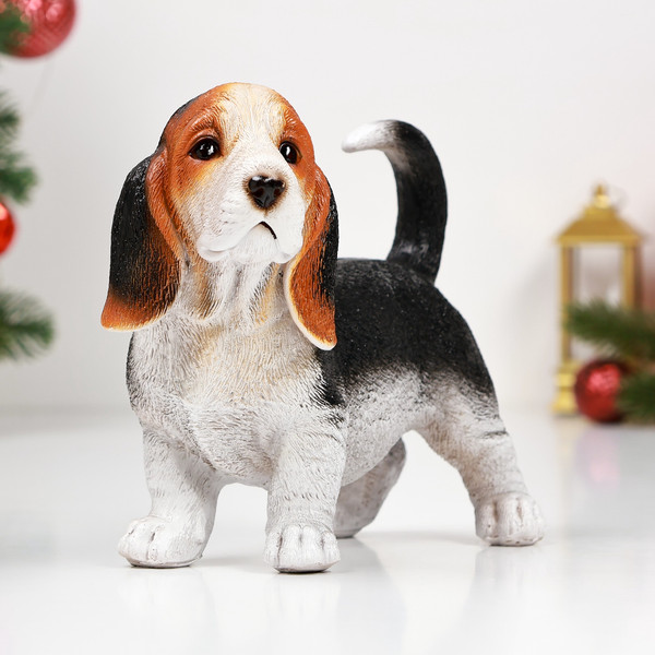 Изображение товара Фигурка для сада Хорошие сувениры Щенок бассет-хаунда / 3775309