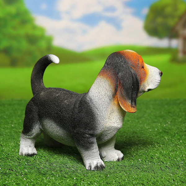 Изображение товара Фигурка для сада Хорошие сувениры Щенок бассет-хаунда / 3775309
