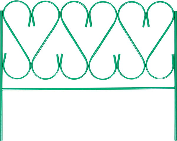 Изображение товара Изгородь декоративная Sima-Land Изящный 54x310см 5 секций / 2083043 (зеленый)