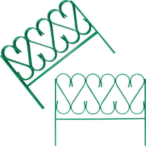 Изображение товара Изгородь декоративная Sima-Land Изящный 54x310см 5 секций / 2083043 (зеленый)