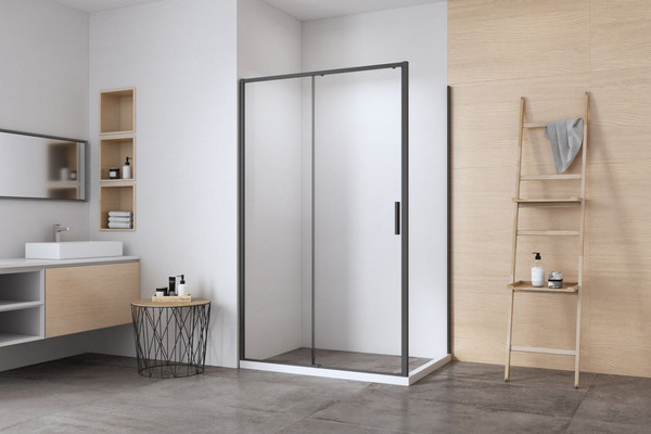 Изображение товара Душевой уголок Aquanet Pleasure Evo 120 / AE65-120x100-BT (черный анодированный)