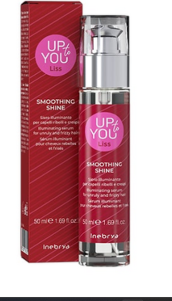 Изображение товара Сыворотка для волос Inebrya Up To You Liss Защитная для блеска непослушных волос (50мл)