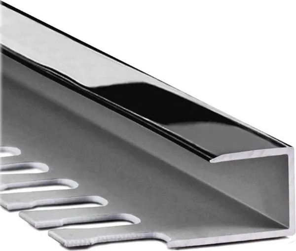 Изображение товара Профиль декоративный Profiling Окантовочный ПО-П10 (2.7м, серебристый глянец)