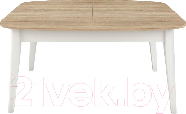 Изображение товара Обеденный стол Васанти Плюс Дорн ДН-02 (дуб сонома светлый/белый)