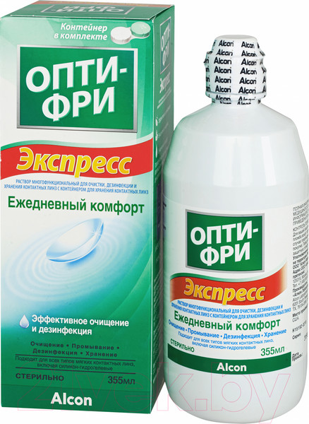 Изображение товара Раствор для линз Opti-Free Express с контейнером (355мл)