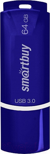 Изображение товара USB flash накопитель SmartBuy Crown Blue 64GB (SB64GBCRW-Bl)