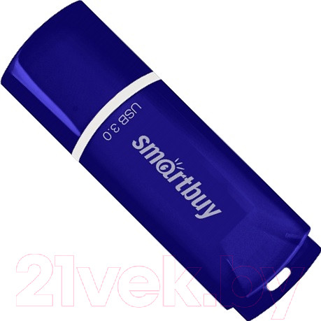 Изображение товара USB flash накопитель SmartBuy Crown Blue 64GB (SB64GBCRW-Bl)
