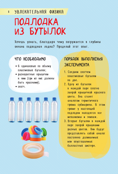 Изображение товара Энциклопедия АСТ 250 лучших экспериментов. Увлекательная физика, мягкая обложка (Аниашвили Ксения, Вайткене Любовь, Талер Марина)