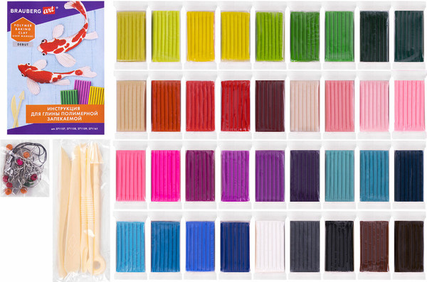 Изображение товара Полимерная глина Brauberg Art / 271159 (36цв)