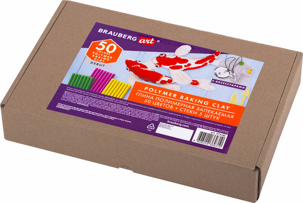 Изображение товара Полимерная глина Brauberg Art / 271161 (50цв)