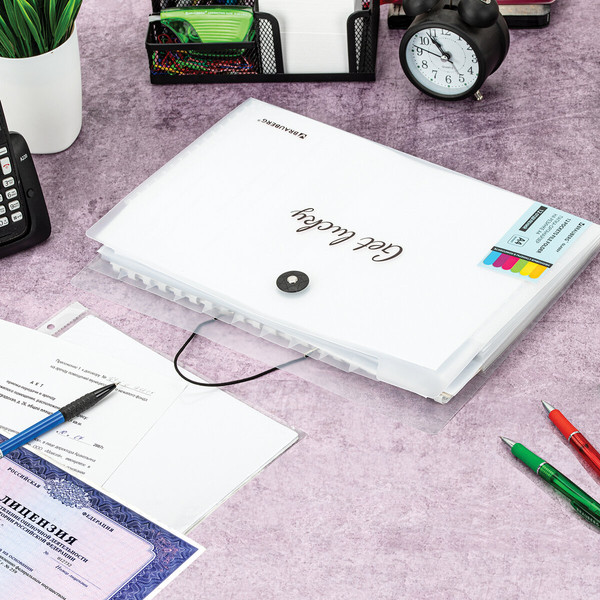 Изображение товара Папка для бумаг Brauberg 271929 (прозрачный)