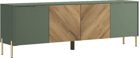 Изображение товара Тумба Black Red White Siena RTV4D (дымчатый зеленый/дуб вотан)