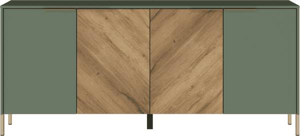 Изображение товара Тумба Black Red White Siena KOM4D (дымчатый зеленый/дуб вотан)