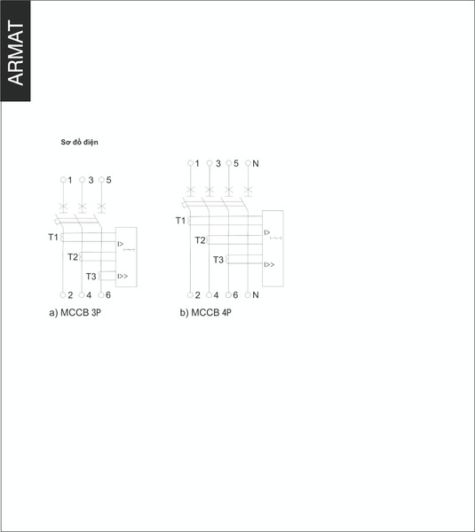 Изображение товара Выключатель автоматический IEK AR-MCCB-3G-050-0250A-ELPC