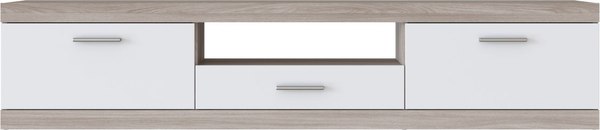 Изображение товара Тумба Black Red White Linn С ящиком 185x40x4 (ясень шимо/белый)